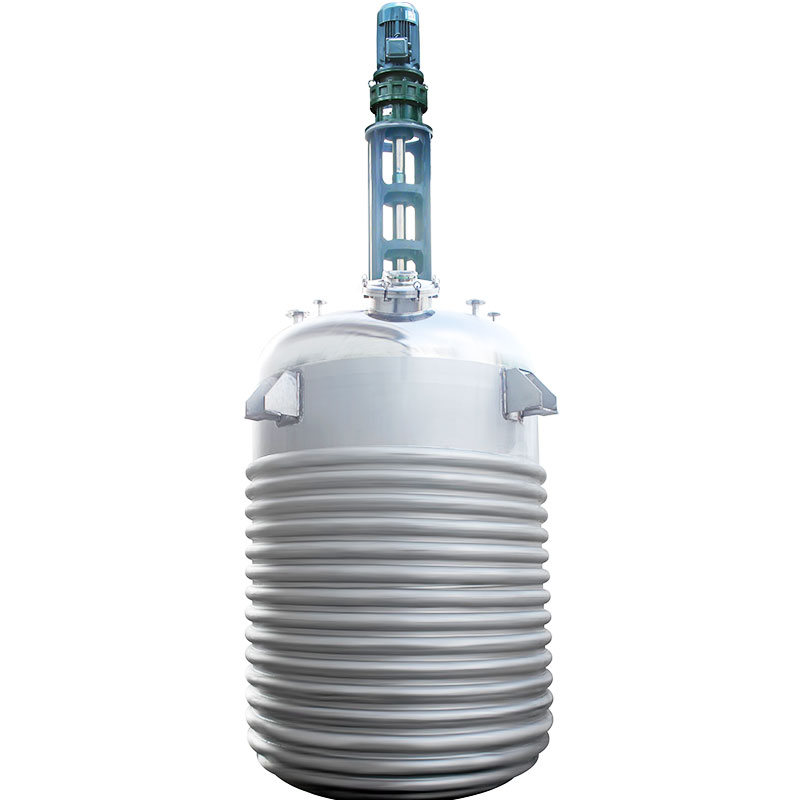Reaction kettle with external pipe